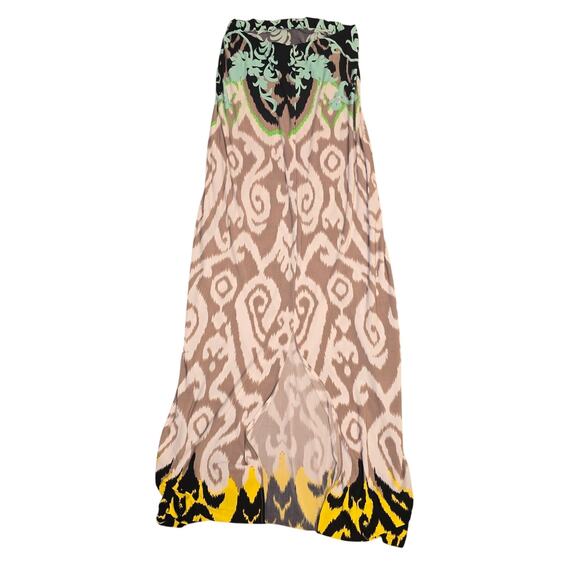 Tibi Jasmine Ikat Print Strapless Maxi Dress - Resort Chic | Size Medium - Picture 5 of 6